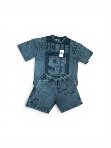 APEX '91' Stone Wash Short Sets