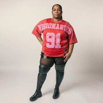 (Red) APEX '91' Stone Wash Jersey
