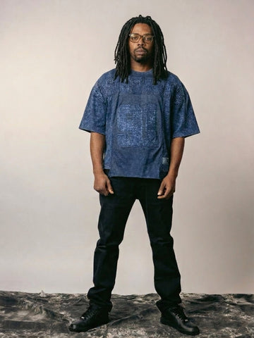 Navy APEX '91' Stone Wash Jersey