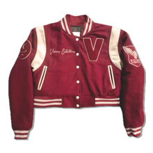 Load image into Gallery viewer, Women&#39;s Crop Varsity Jackets
