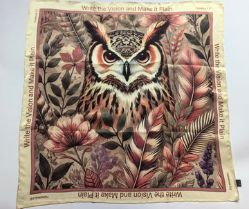 Visionary Owl Silk Scarf