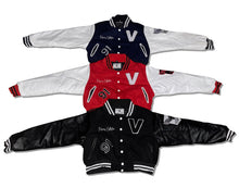 Load image into Gallery viewer, Women&#39;s Crop Varsity Jackets
