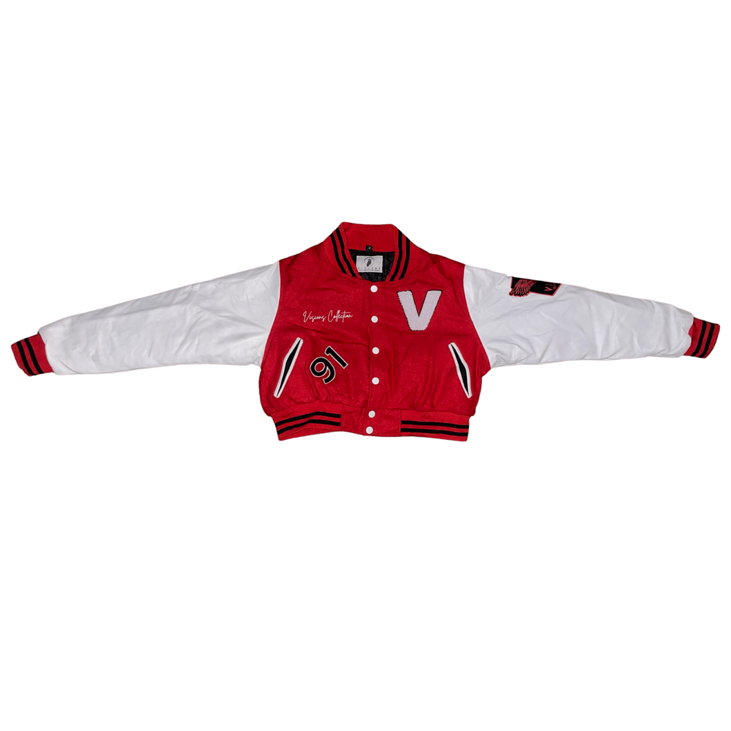 Women's Crop Varsity Jackets